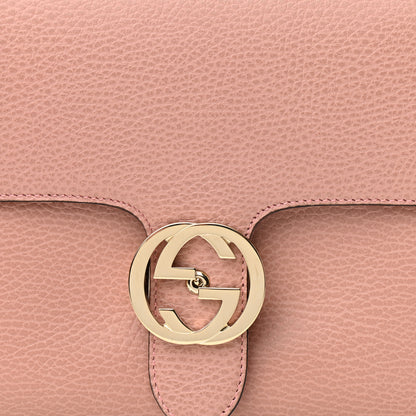 Gucci Dollar Calfskin Interlocking G Top Handle Shoulder Bag Soft Pink 8 of 10