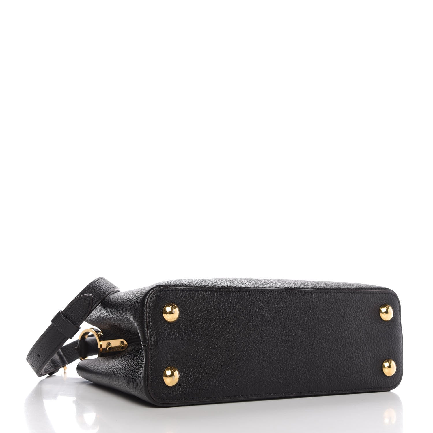 Louis Vuitton Taurillon Capucines BB Black 4 of 9