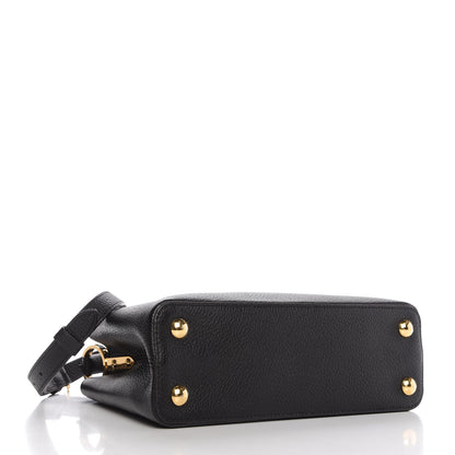 Louis Vuitton Taurillon Capucines BB Black 4 of 9