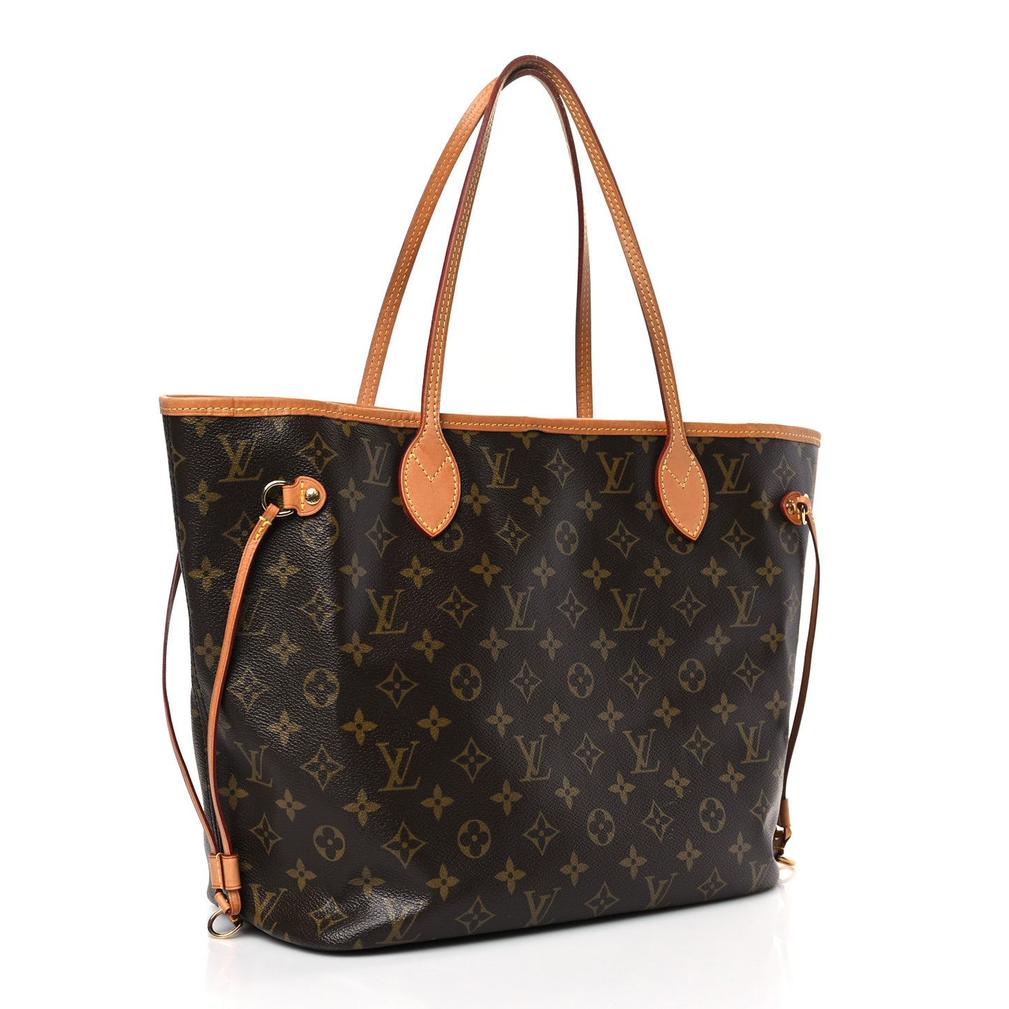 LOUIS VUITTON Monogram V Neverfull MM Turquoise