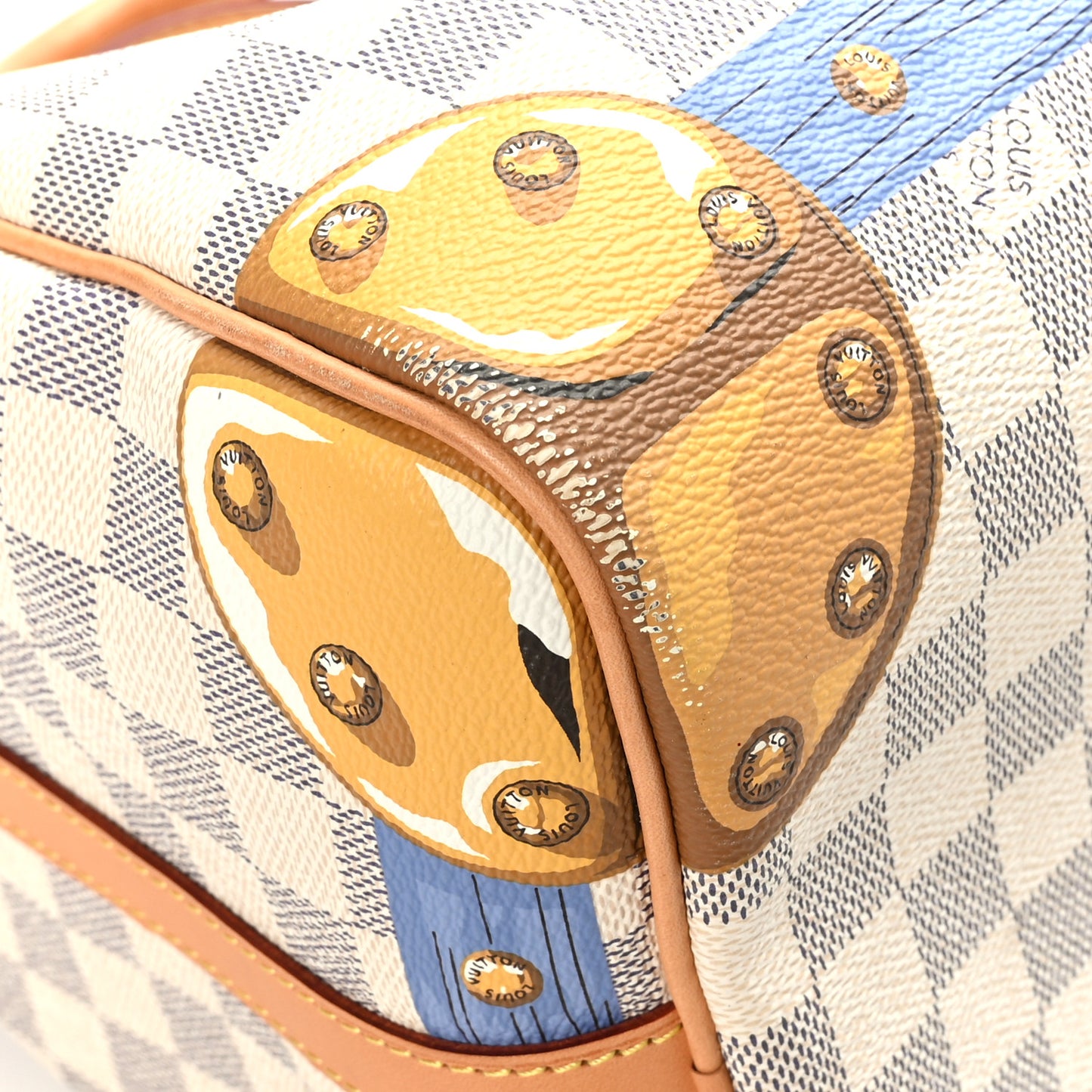Damier Azur Summer Trunks Speedy Bandouliere 30