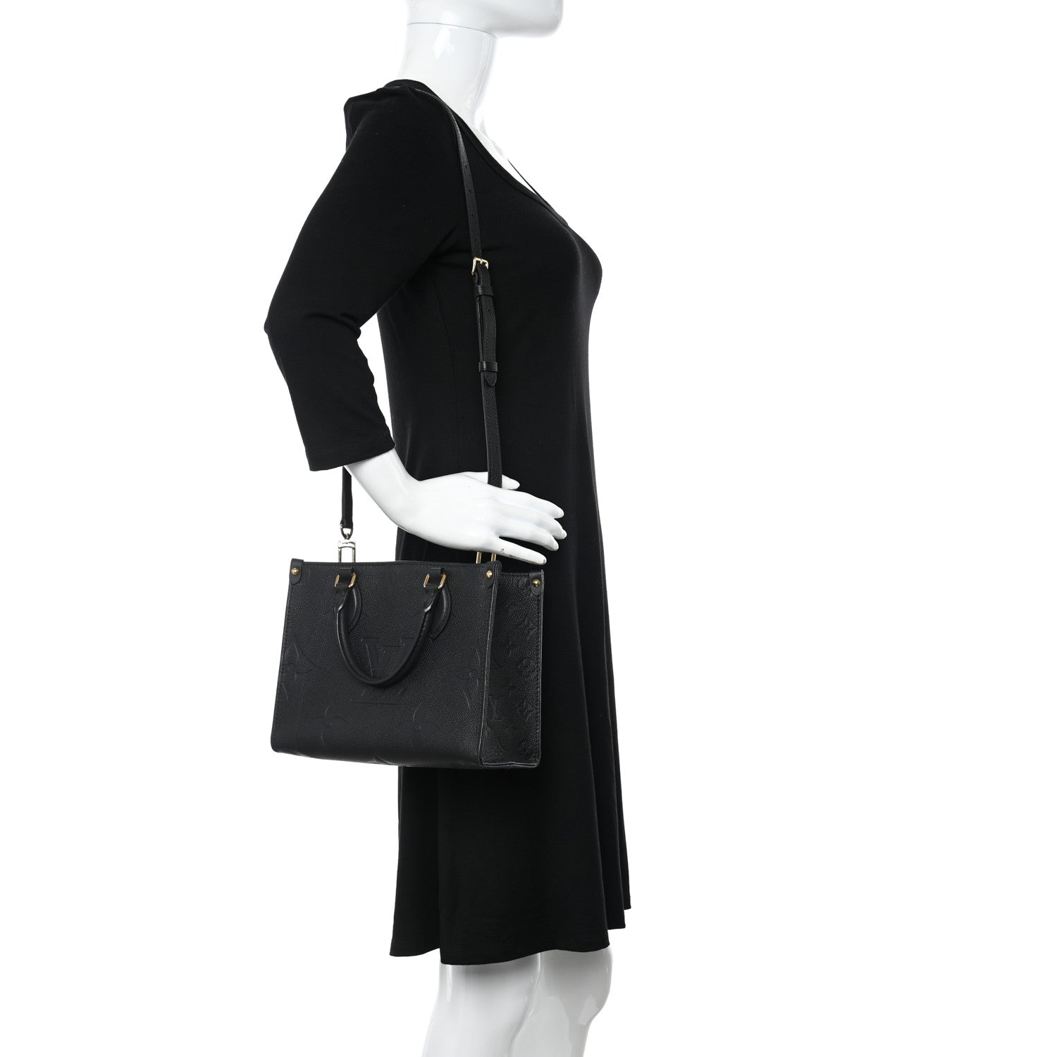 Louis Vuitton Empreinte Monogram Giant Onthego PM Black 2 of 9
