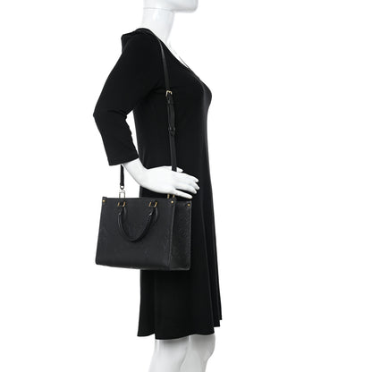 Louis Vuitton Empreinte Monogram Giant Onthego PM Black 2 of 9