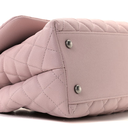 Chanel Caviar Quilted Small Coco Handle Flap Light Pink 8 of 11