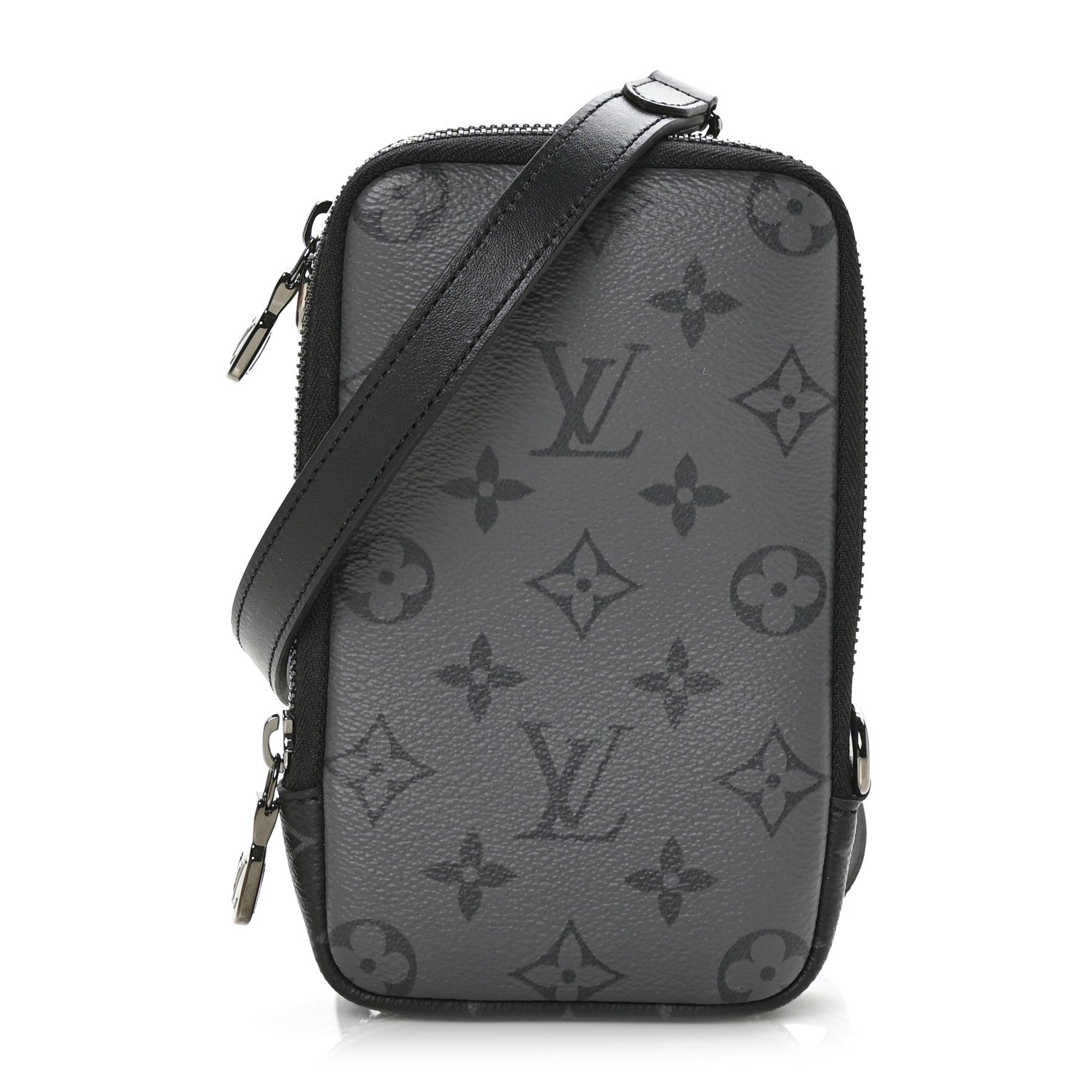 Louis Vuitton Monogram Eclipse Reverse Double Phone Pouch 1 of 8