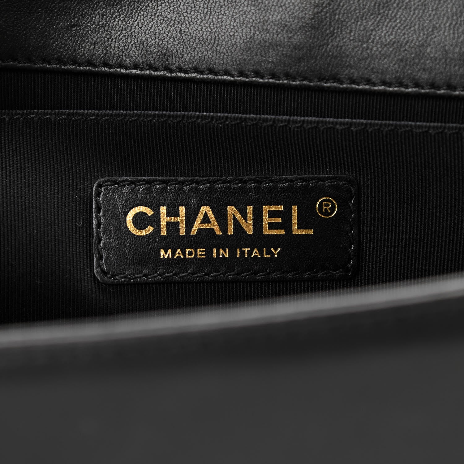 Chanel Lambskin Quilted Medium Boy Flap Black 8 of 10