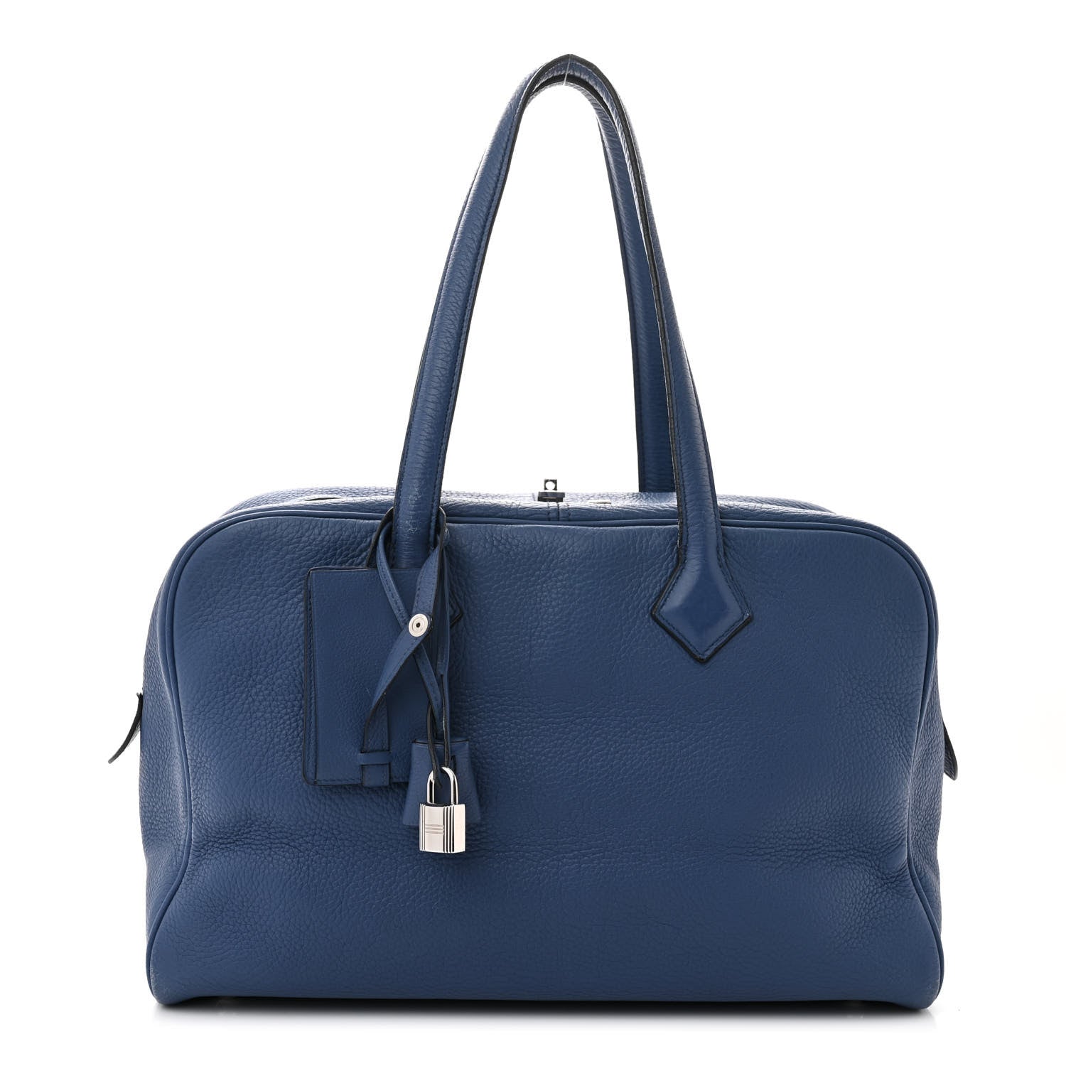 Hermes Taurillon Clemence Victoria II 35 Bleu Brighton 1 of 17