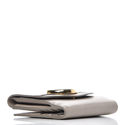 Chloe Shiny Calfskin Square Wallet Motty Grey 4 of 8