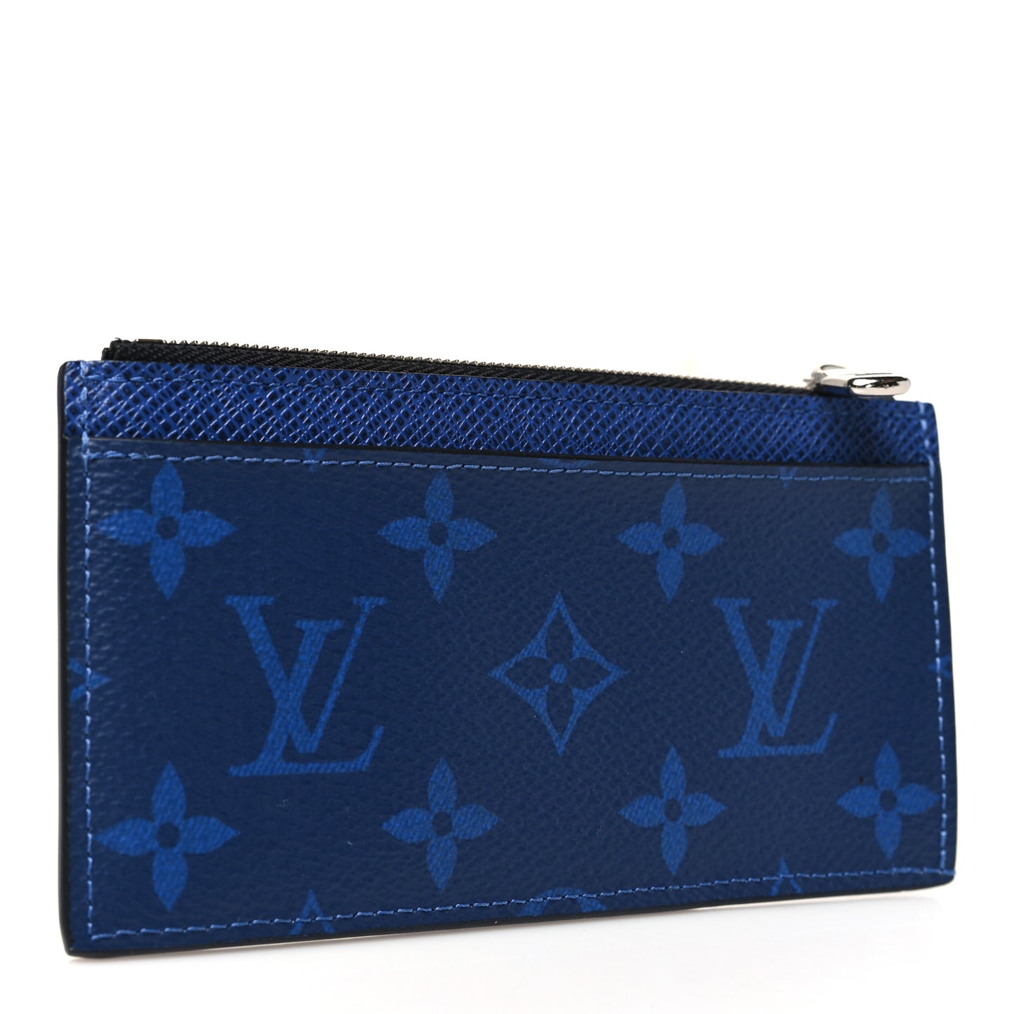 Monogram Taiga Coin Card Holder Cobalt