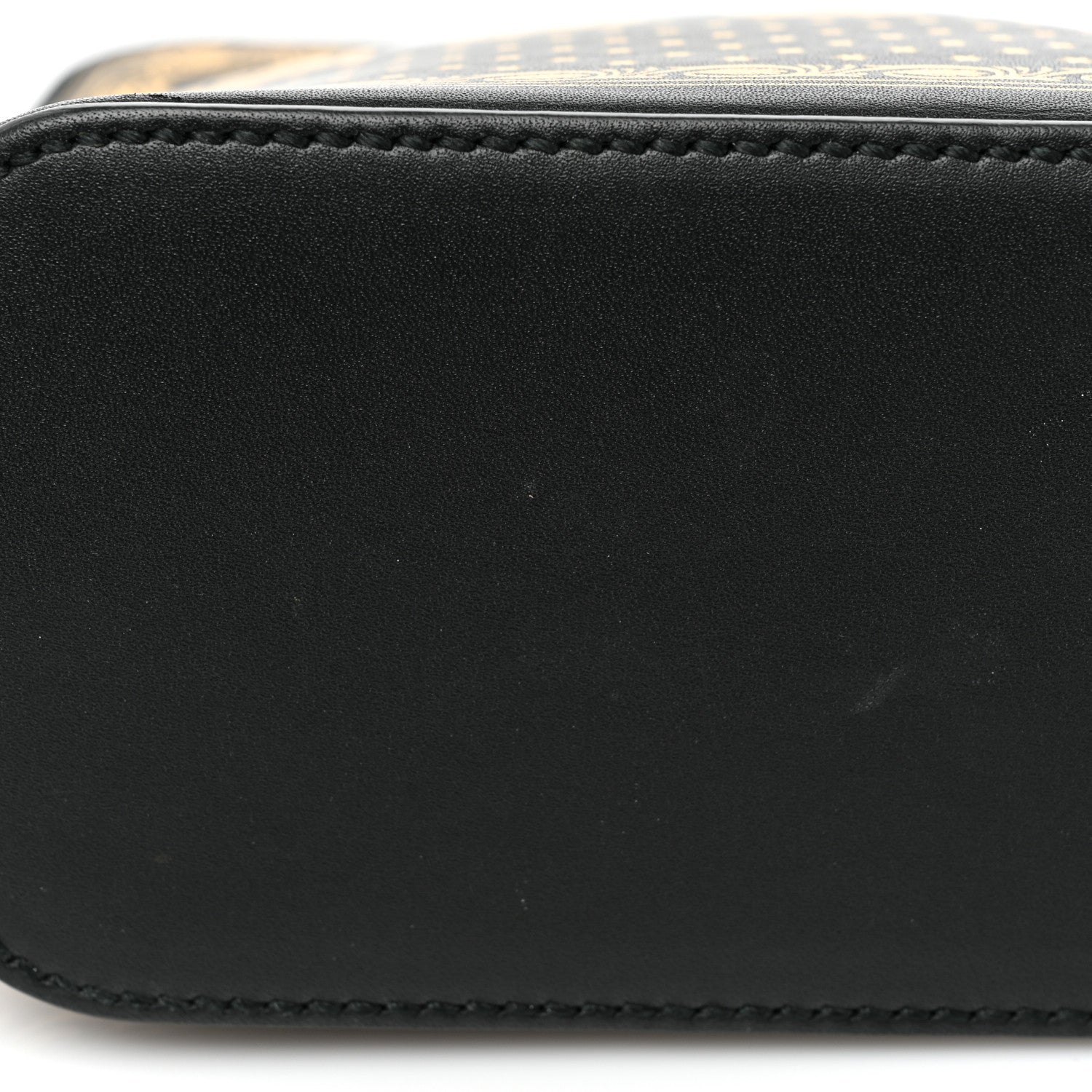 Gucci X SEGA Calfskin GUCCY Stars Mini Dome Shoulder Bag Black Gold 12 of 13
