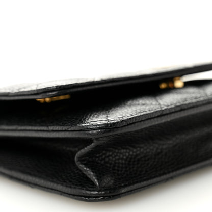 Chanel Caviar Quilted Wallet On Chain WOC Black 9 of 11