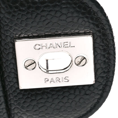 Chanel Caviar Quilted Medium Double Flap Black 6 of 11