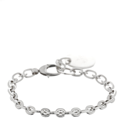 Gucci Sterling Silver Link Round Charm Bracelet 2 of 3