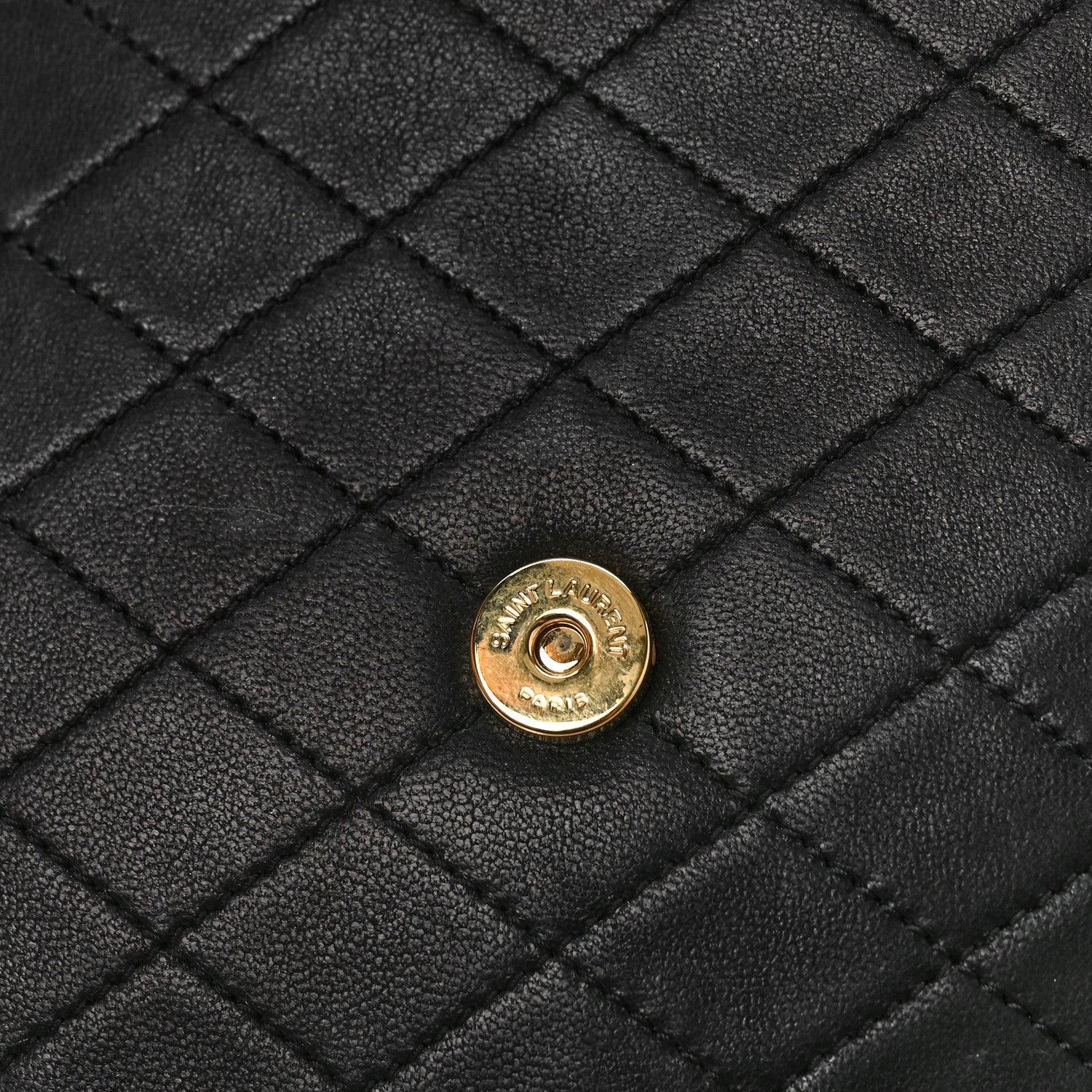 Saint Laurent Lambskin Quilted Mini Gaby Satchel Black 10 of 10