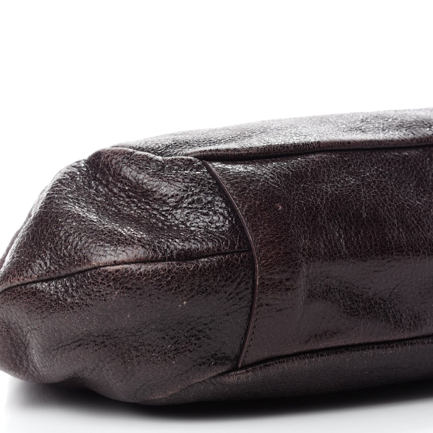 Prada Cervo Lux Chain Hobo Brown 6 of 12