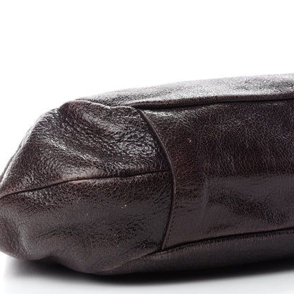 Prada Cervo Lux Chain Hobo Brown 6 of 12