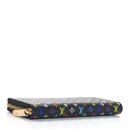 Louis Vuitton Monogram Multicolor Zippy Wallet Black Grenade 4 of 9