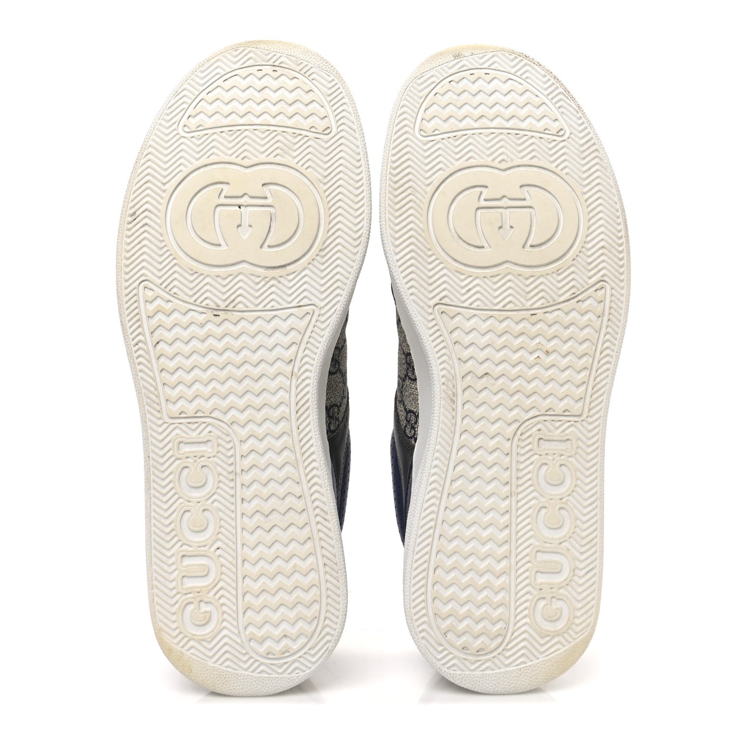 GG Supreme Calfskin Monogram Mens Interlocking G 55mm Sneakers 9.5