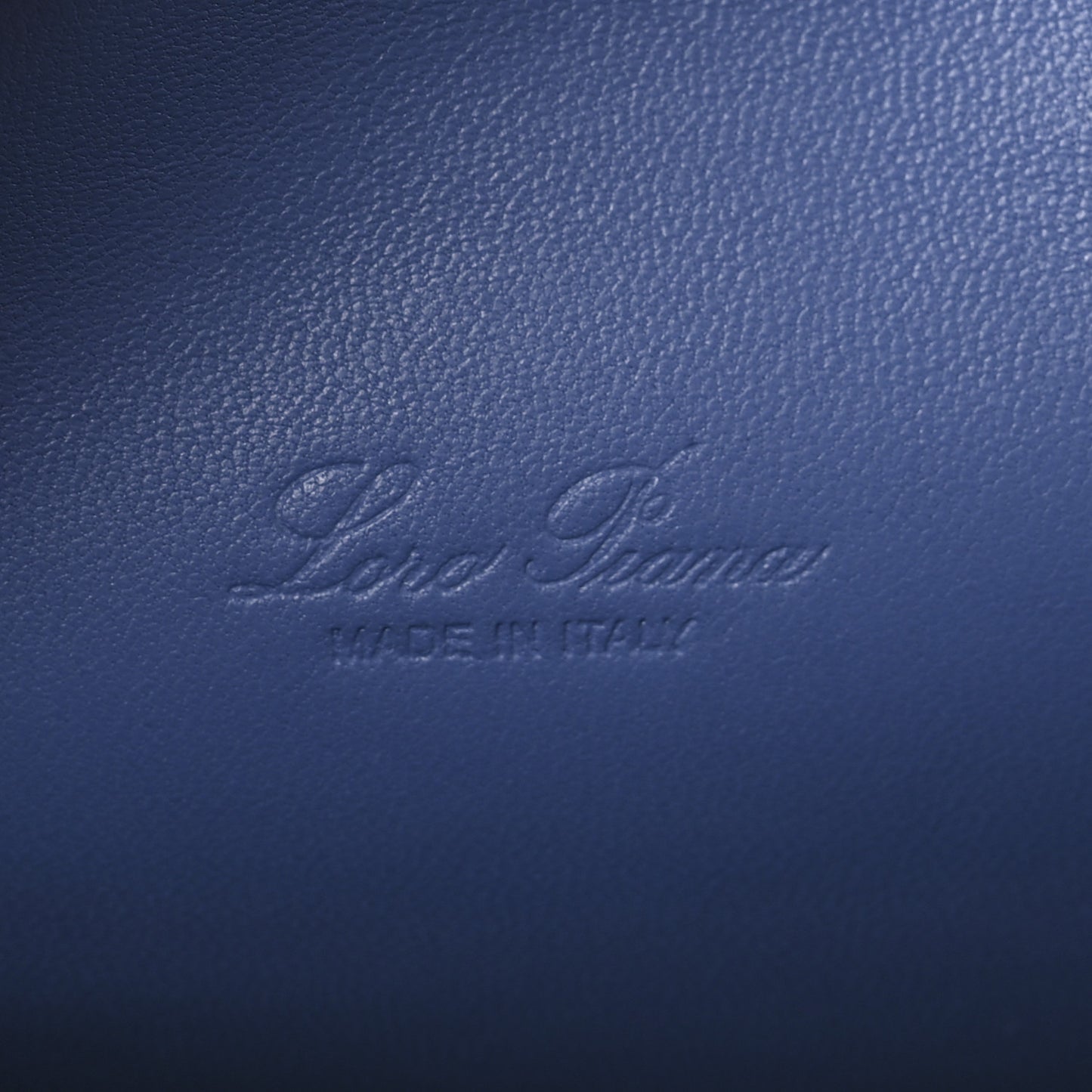 Grained Calfskin L19 Extra Pocket Pouch Cloud Sky