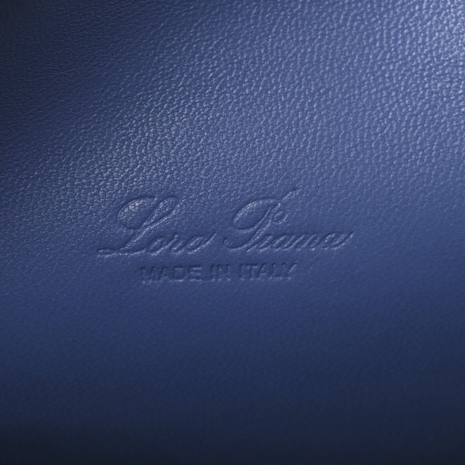 Loro Piana Grained Calfskin L19 Extra Pocket Pouch Cloud Sky 5 of 8