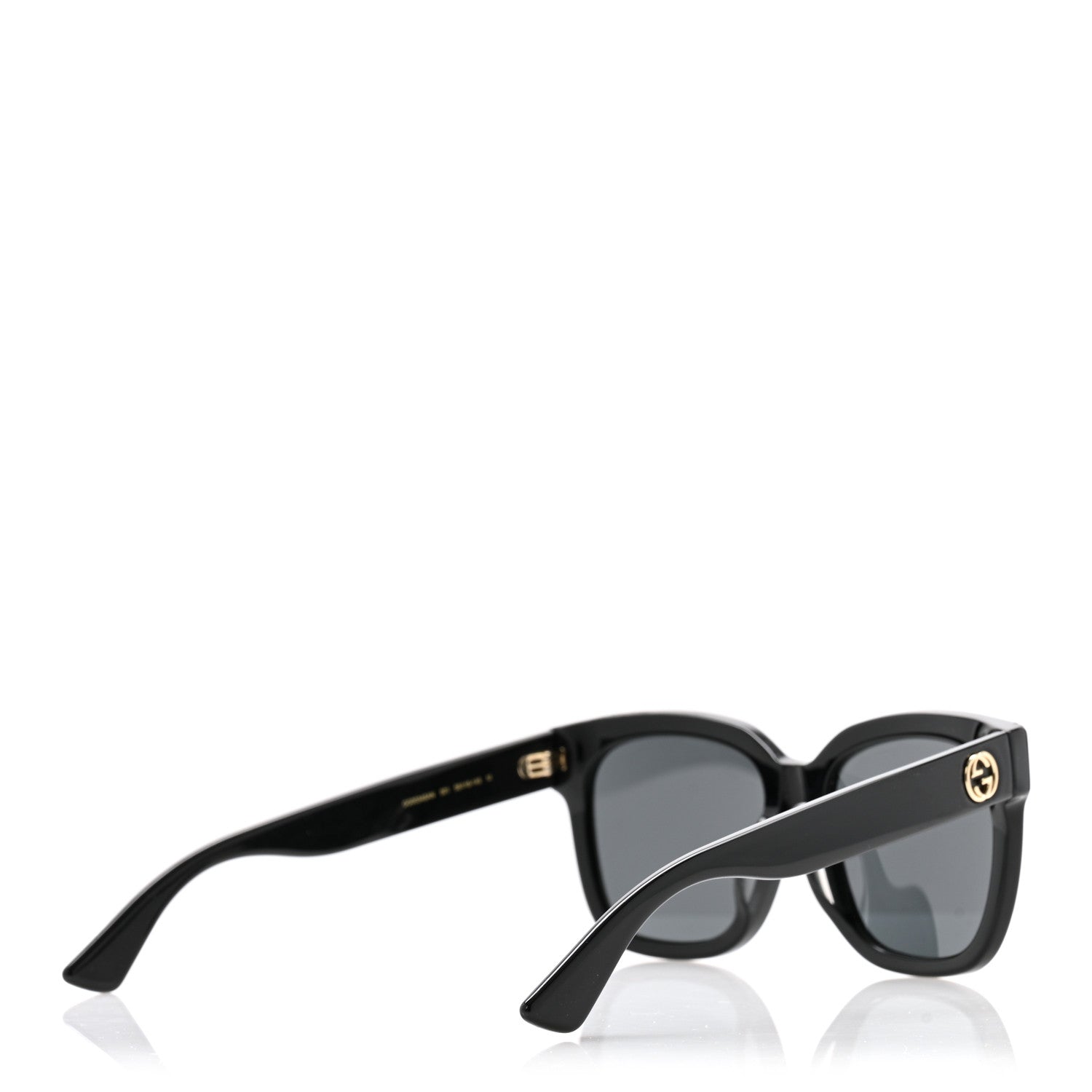 Gucci Acetate Square Frame Sunglasses GG0034SAN Black 4 of 8