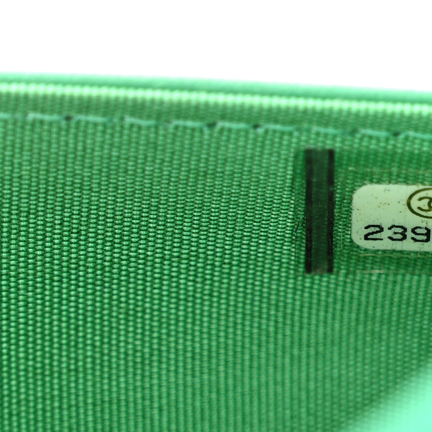 Chanel Lambskin Chevron Quilted Boy Wallet On Chain WOC Green 8 of 12