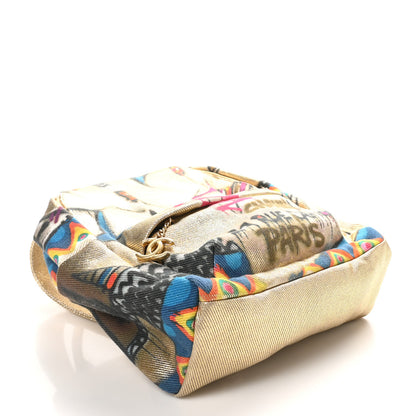 Chanel Graffiti Printed Canvas Street Spirit Backpack Multicolor 4 of 10