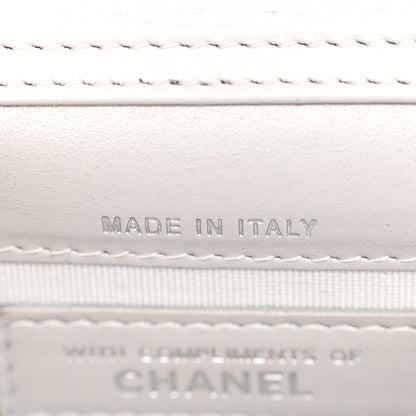 Chanel Metallic Lambskin Crystal Quilted Star Chain Belt Bag Silver 8 of 12