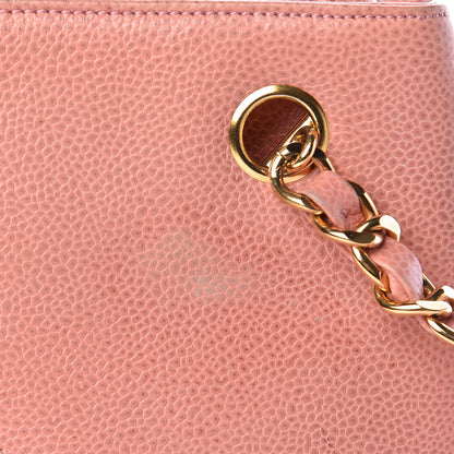 Chanel Caviar CC Shoulder Bag Pink 13 of 21