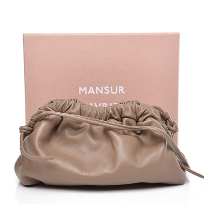 Mansur Gavriel Lambskin Cloud Mini Clutch Biscotto 11 of 11