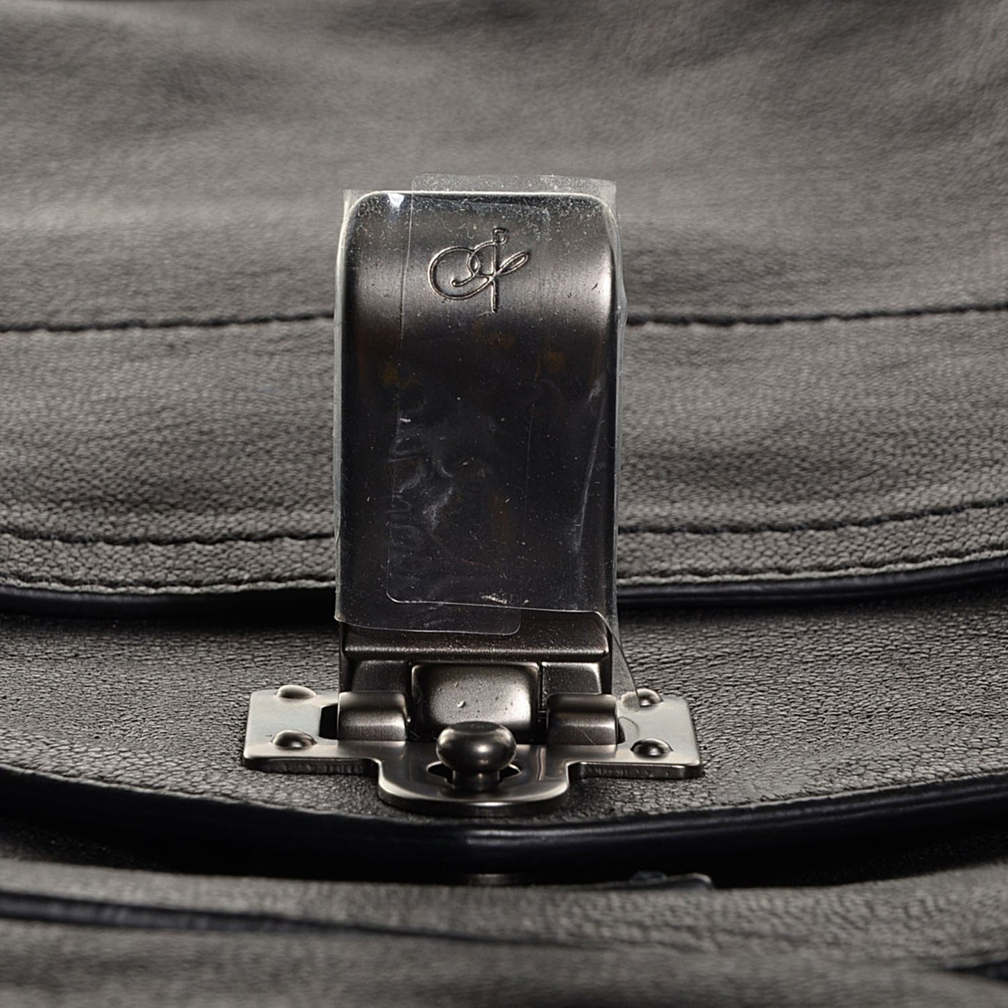 Lambskin PS1 Large Satchel Black