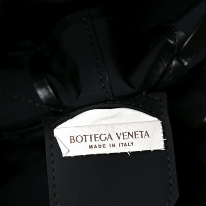 Bottega Veneta Paper Calfskin Maxi Intreccio Large Cassette Crossbody Bag Black 7 of 11