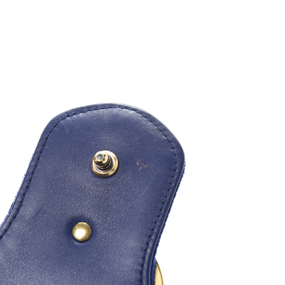 Gucci Velvet Matelasse Medium GG Marmont Shoulder Bag Cobalt Blue 10 of 13