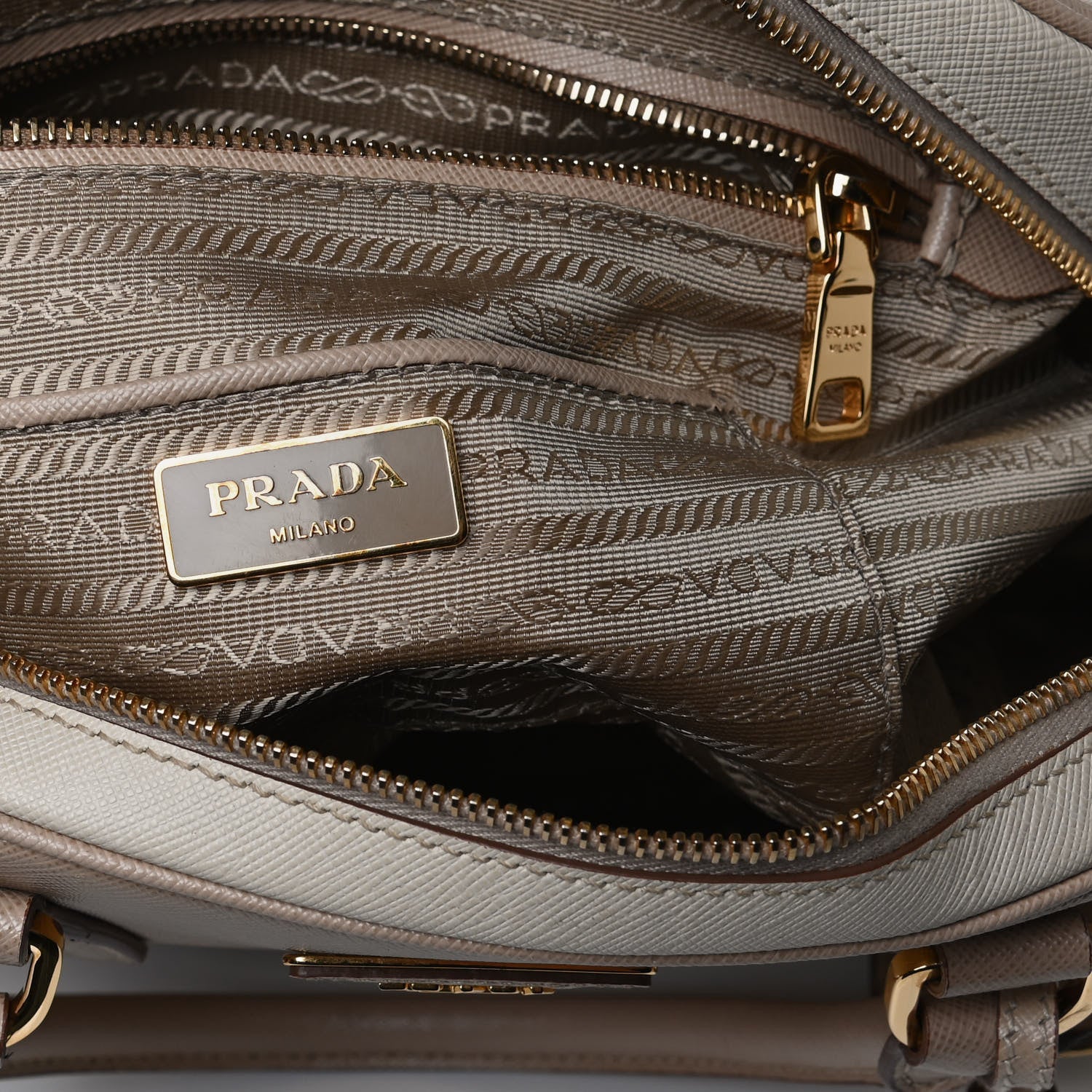 Prada Saffiano Lux Bowling Bag 4 of 9
