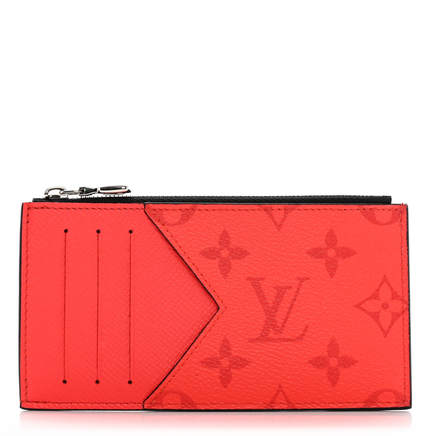 Taigarama Coin Card Holder Fire Red