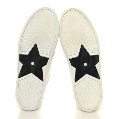 Christian Dior Calfskin Suede Dior Star Low Top Sneakers 38.5 White Gold 5 of 10