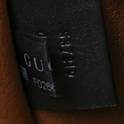 Gucci Suede Patent Large Rajah Chain Tote Nocciola Black 8 of 11