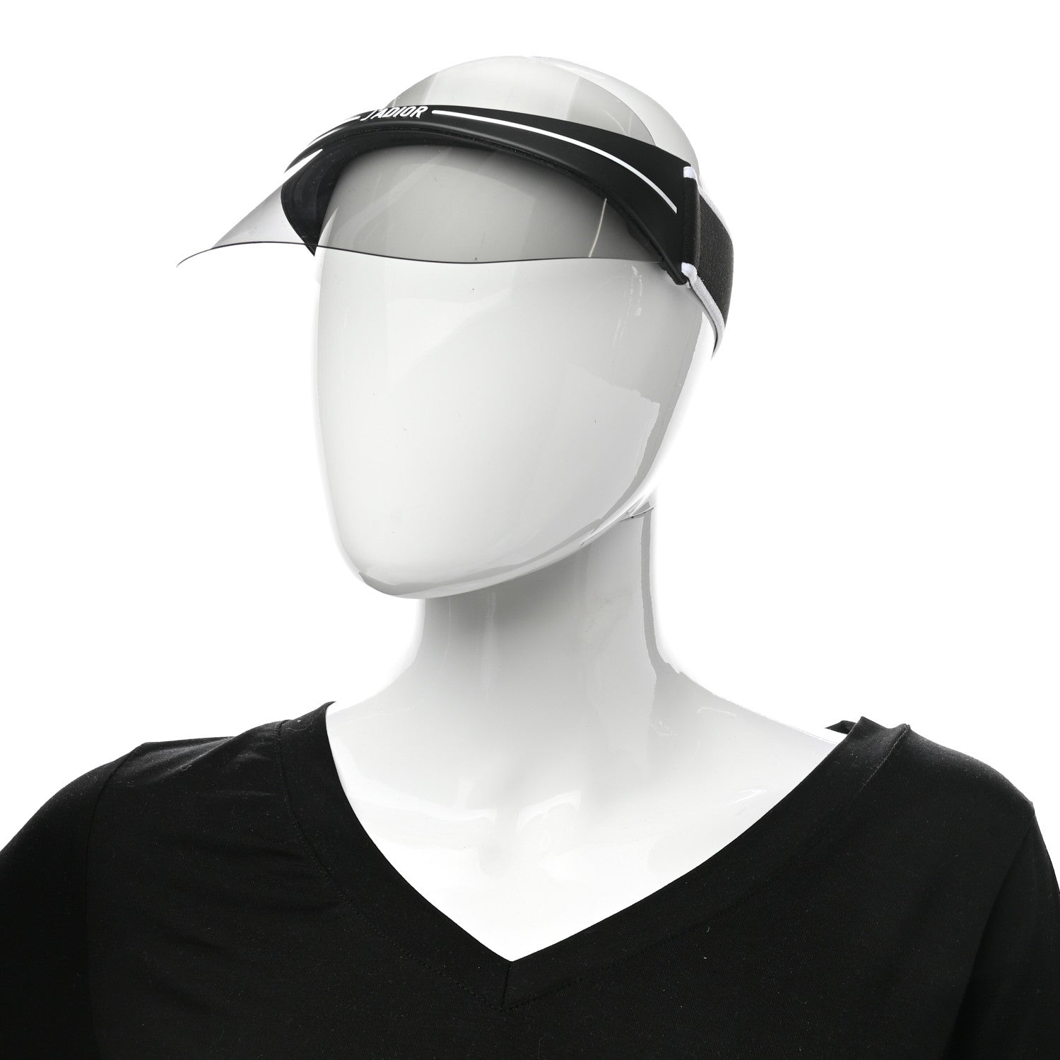 Christian Dior Mirrored DiorClub1 Sun Visor Black 2 of 8