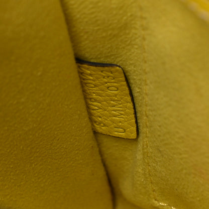 Celine Drummed Calfskin Nano Luggage Citron 7 of 18