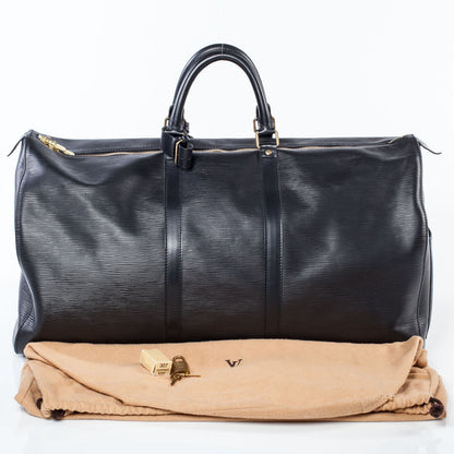 Louis Vuitton Epi Keepall 55 Black 12 of 12