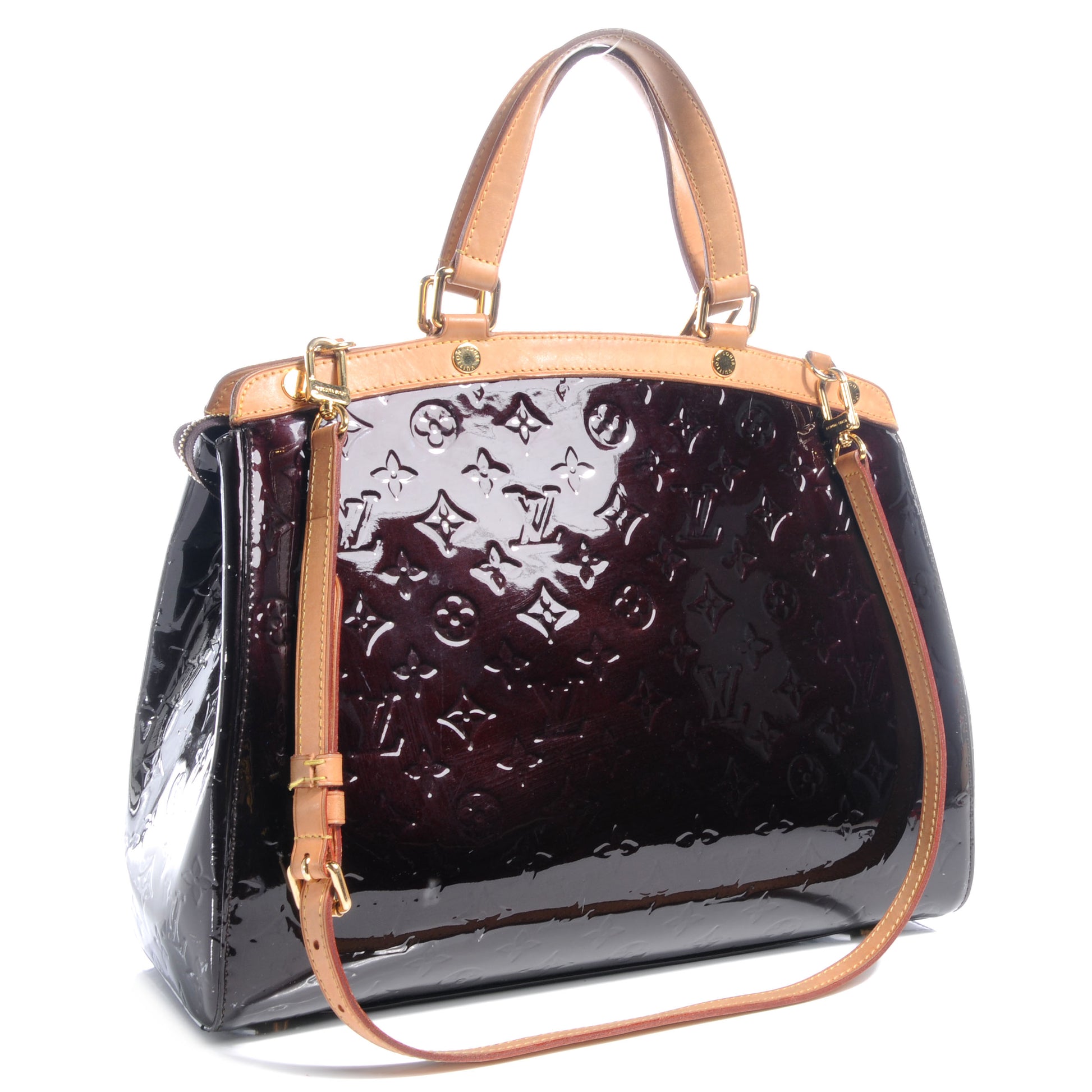 Louis Vuitton Vernis Brea GM Amarante 3 of 10