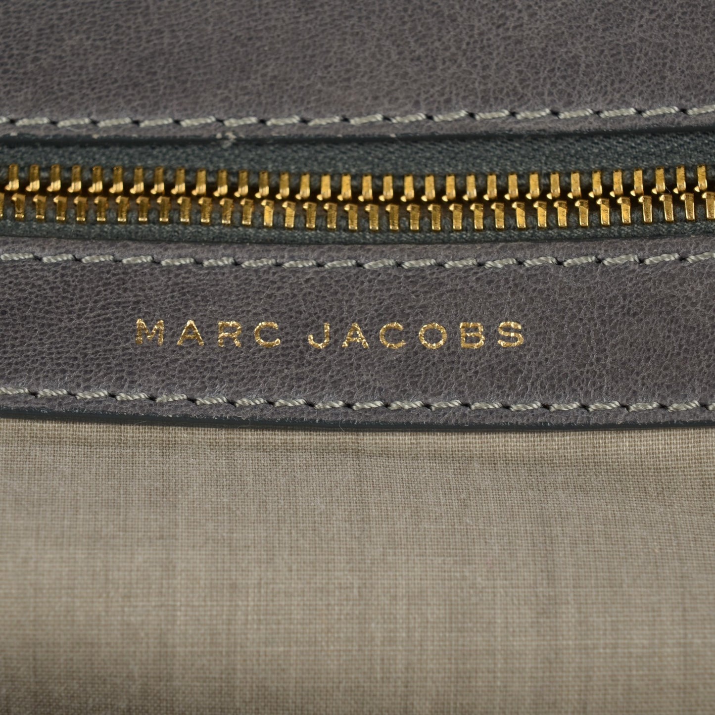 Calfskin Quilted Stam Dark Grey