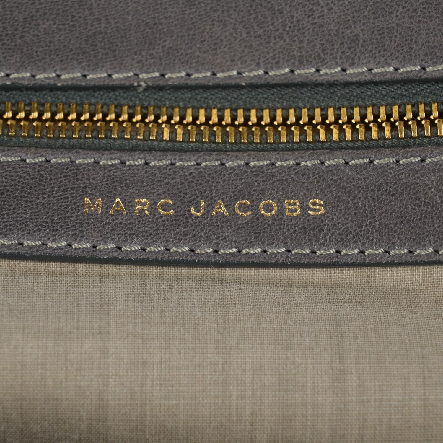 Marc Jacobs Calfskin Quilted Stam Dark Grey 6 of 9