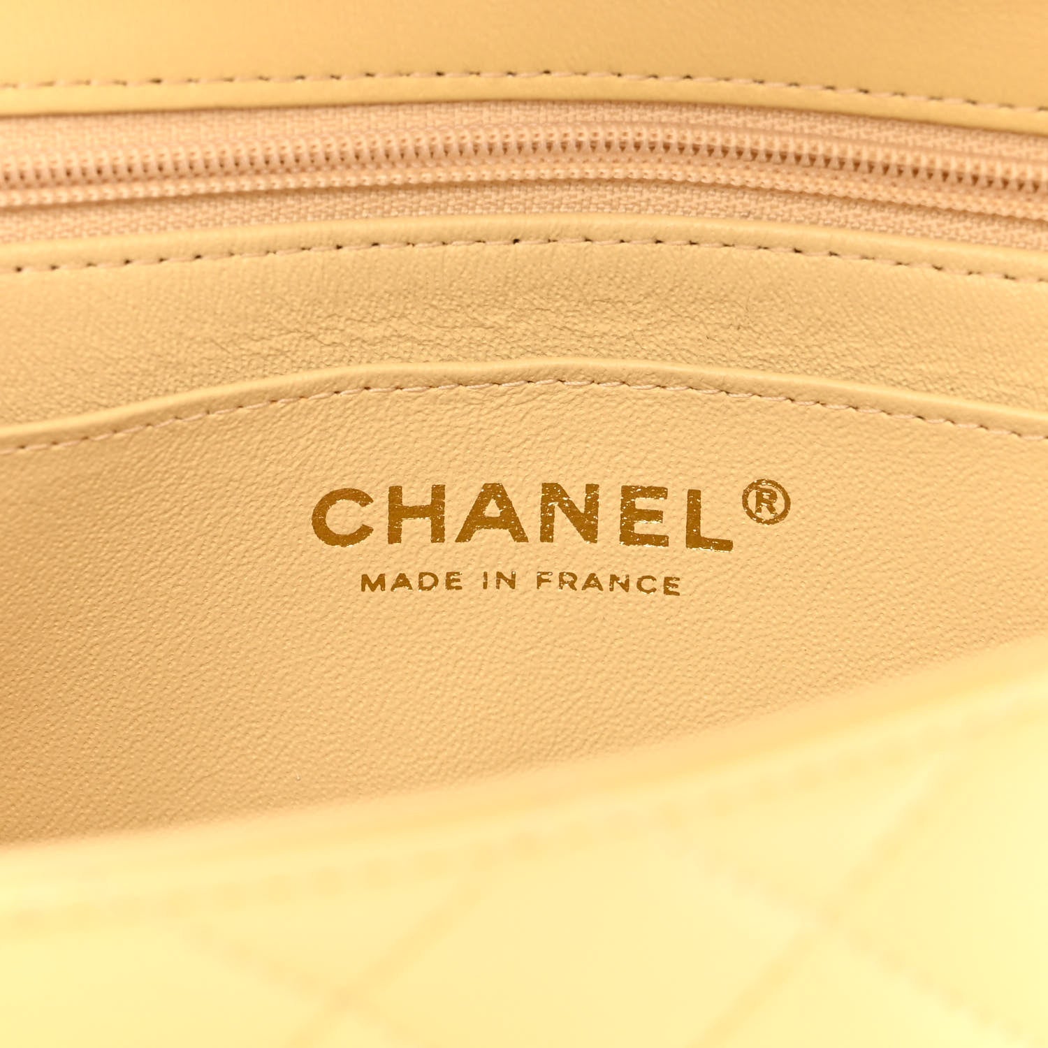 Chanel Lambskin Quilted Mini Top Handle Rectangular Flap Yellow 6 of 11