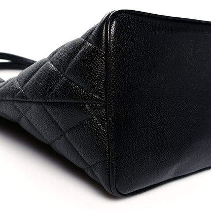 Chanel Caviar Quilted Medallion Tote Black 10 of 11