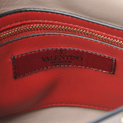 Valentino Garavani Lambskin Medium Rockstud Spike Shoulder Bag Poudre 6 of 6
