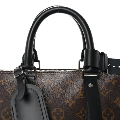 Louis Vuitton Monogram Macassar Keepall Bandouliere 45 6 of 8