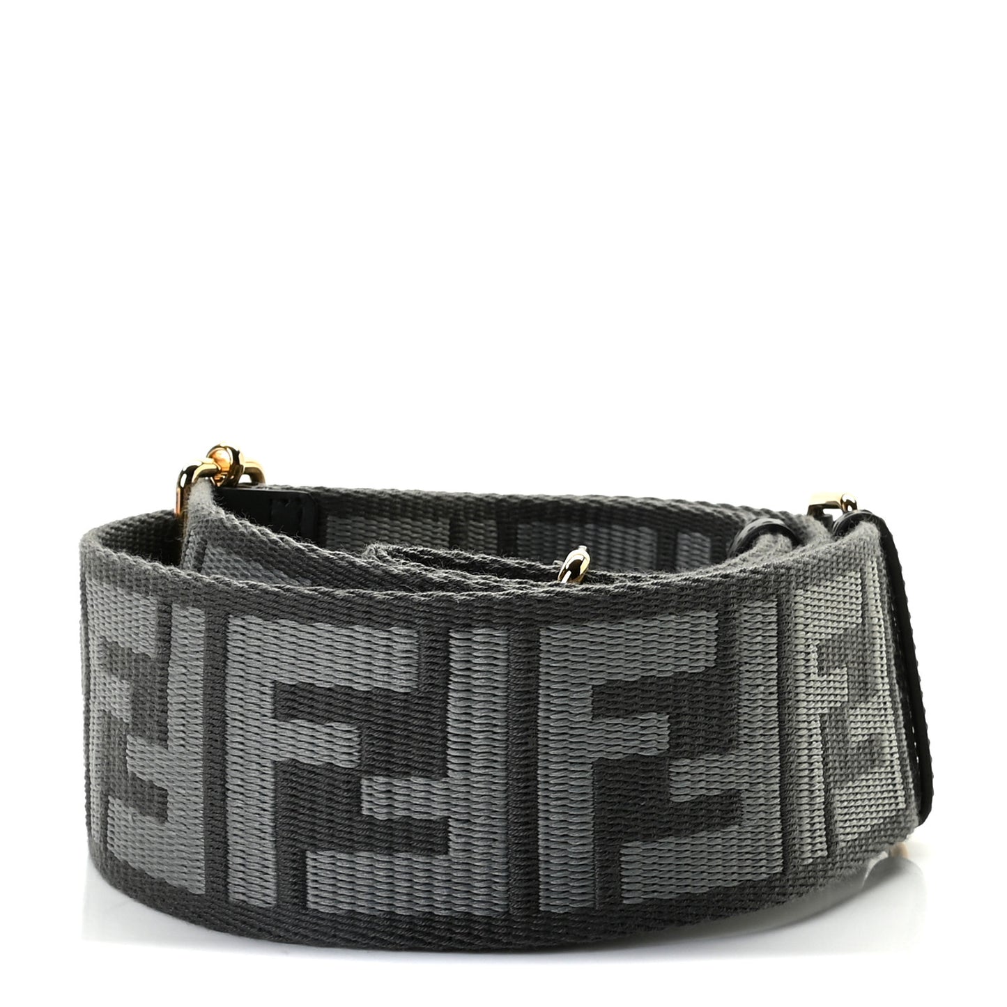 Ribbon Vitello King FF 1974 Adjustable Strap You Ghiaia Grigio Dark Asphalt