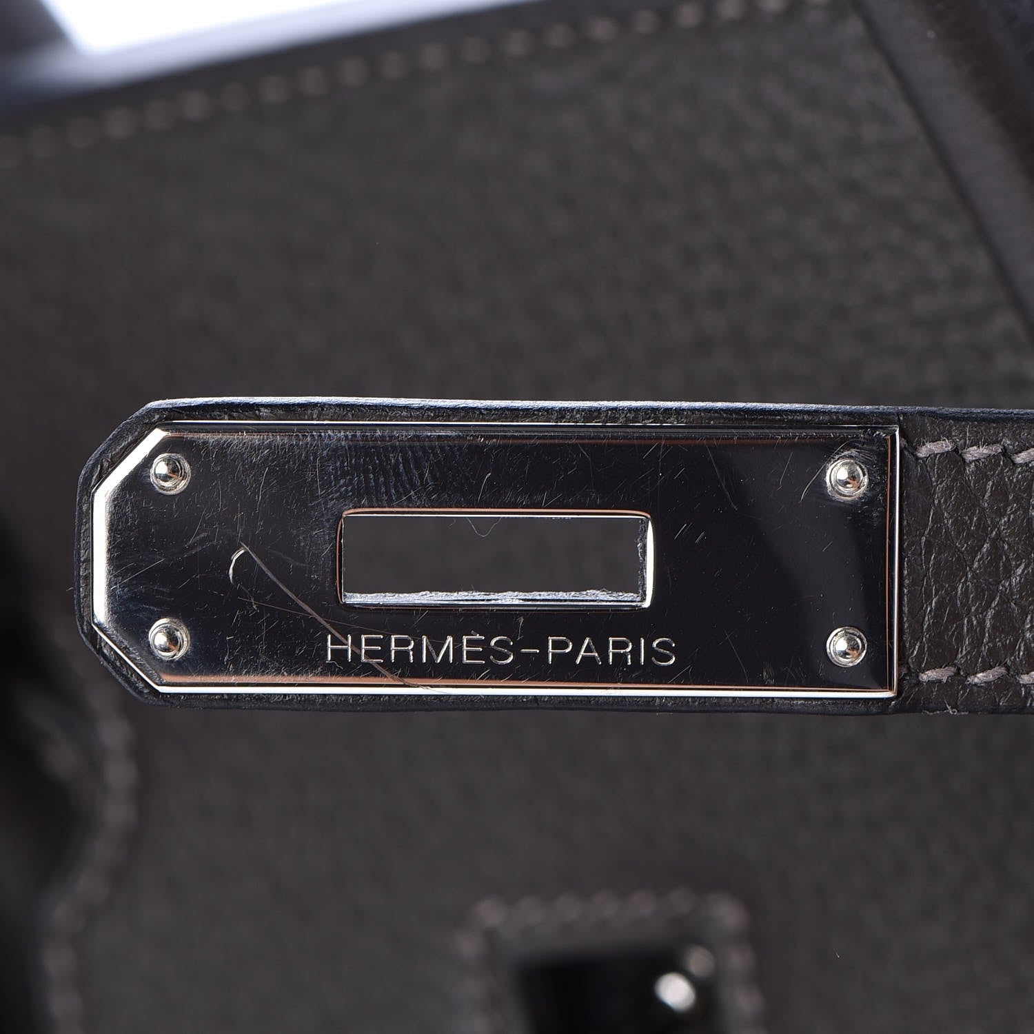 Hermes Taurillon Clemence Birkin 35 Graphite 27 of 33