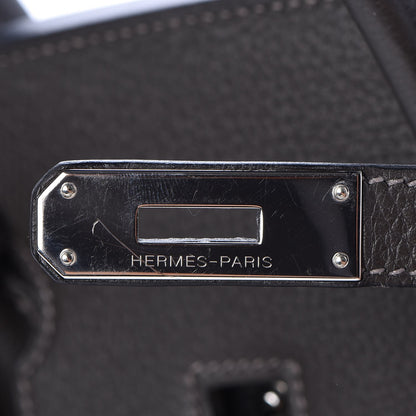 Hermes Taurillon Clemence Birkin 35 Graphite 27 of 33